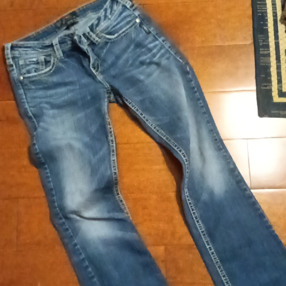 Women's Aiko silver jeans Co